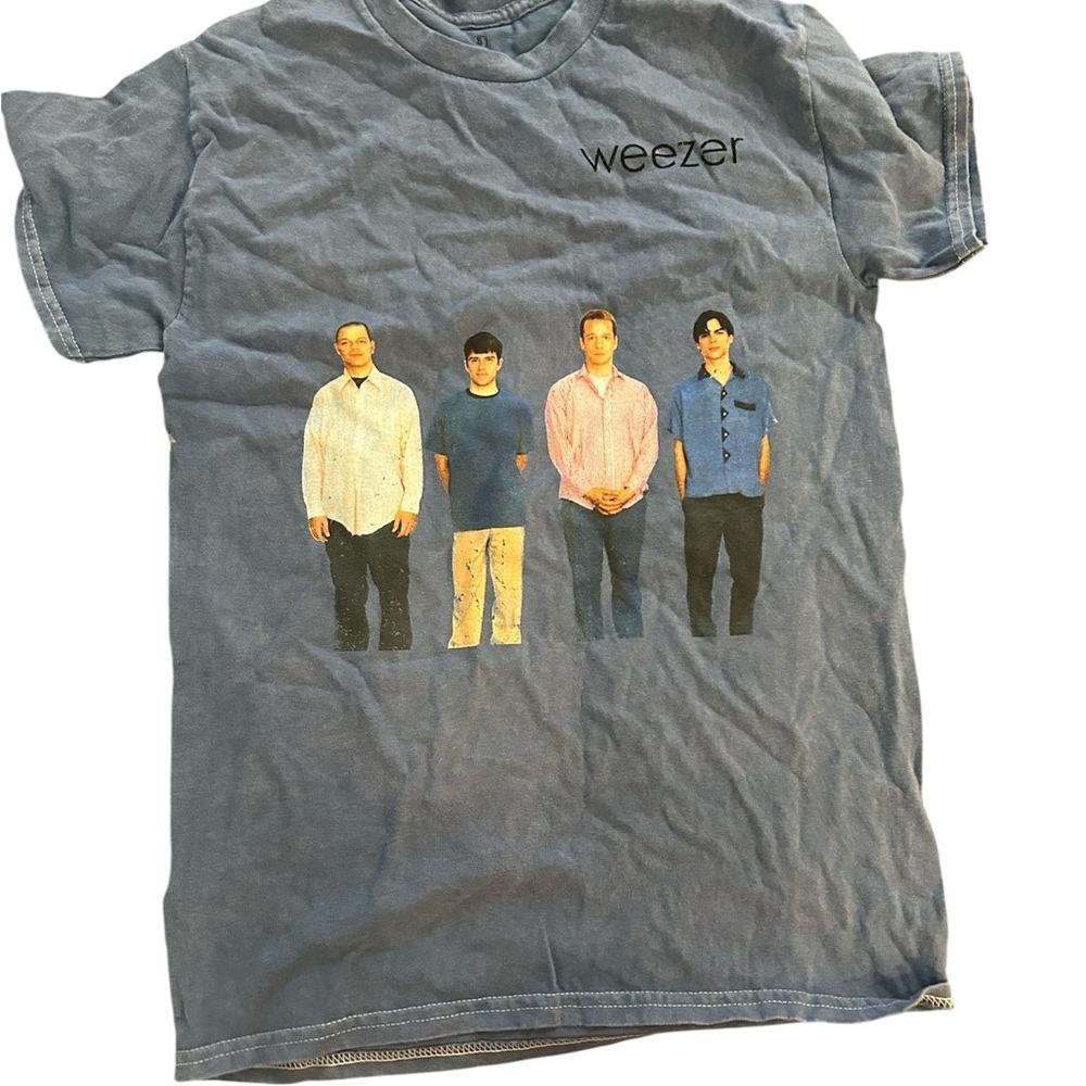Blue Graphic T-Shirt weezer